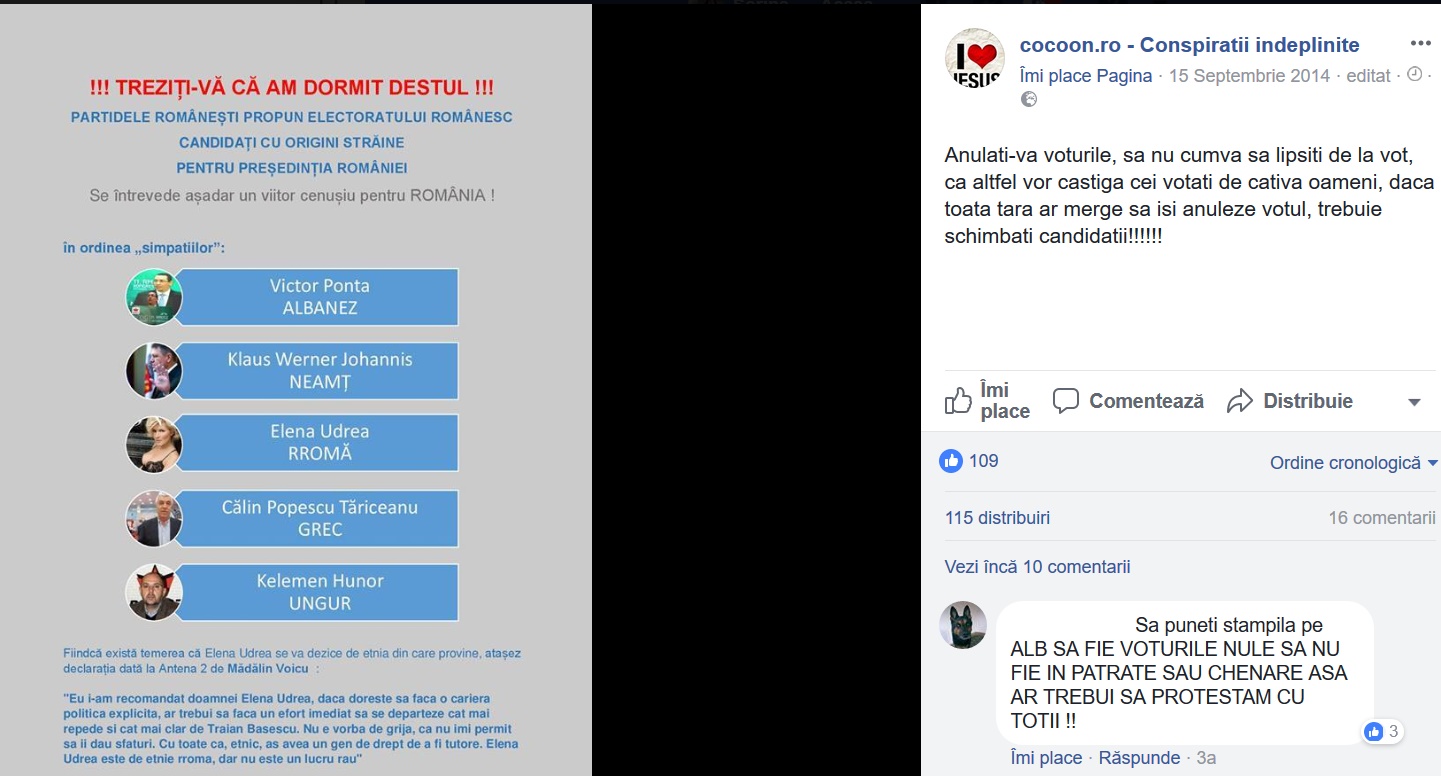 Imagine care “dezvăluie” originea străină a candidaților la funcția de Președinte al României.