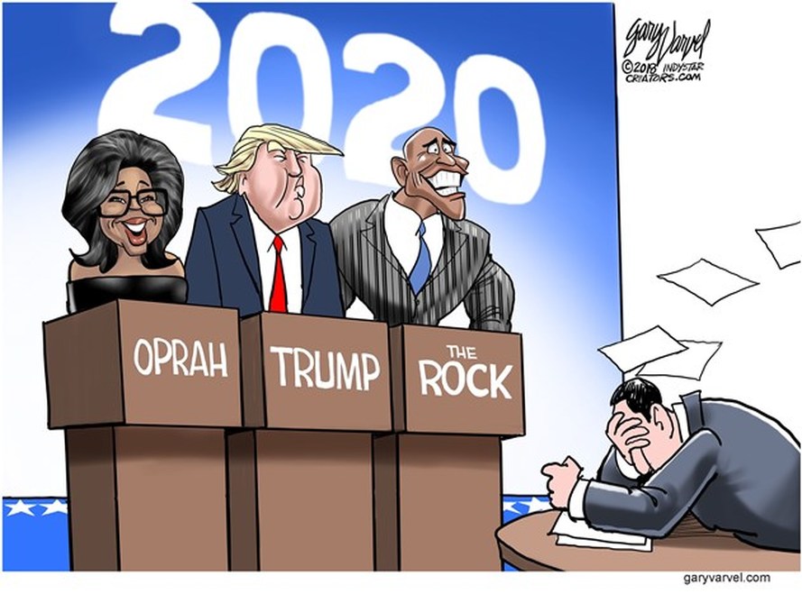 Oprah vs Trump vs Rock 