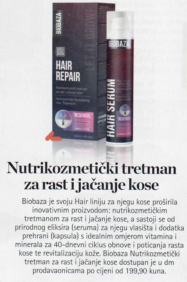 Nutrikozmetički tretman za rast i jačanje kose
