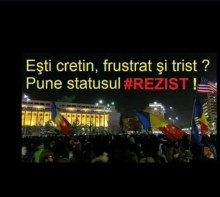 Esti cretin, frustrat si trist? Pune statusul #rezist!