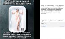 imagine a unei femei într-un ambalaj de plastic