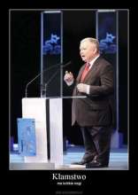 A lie has no legs #Jarosław_Kaczyński #liar