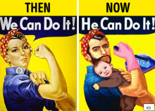 Over the years, women's rights have been questioned, making them feel inferior. This propaganda could say that it is aimed at men and women to stand up and show what they are made of, that we can all do anything.