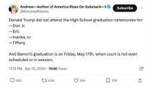 Trump Graduation Propaganda