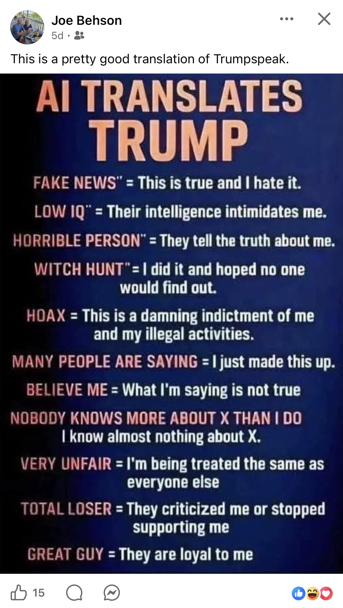 Trump Doublespeak 